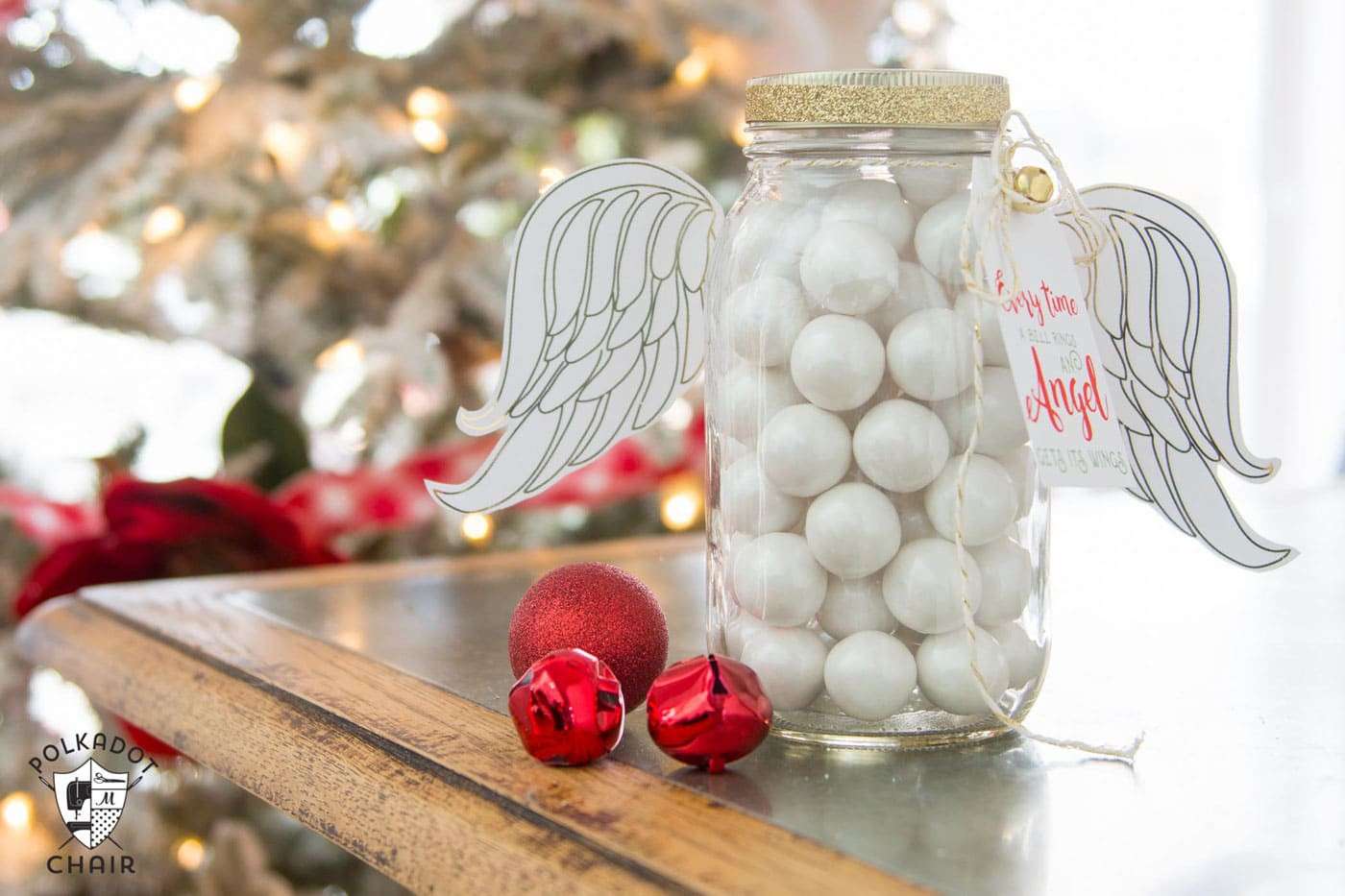 Best ideas about Angel Gift Ideas
. Save or Pin Angel Christmas Mason Jar Gifts The Polka Dot Chair Now.