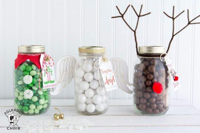 Best ideas about Angel Gift Ideas
. Save or Pin Angel Christmas Mason Jar Gifts The Polka Dot Chair Now.