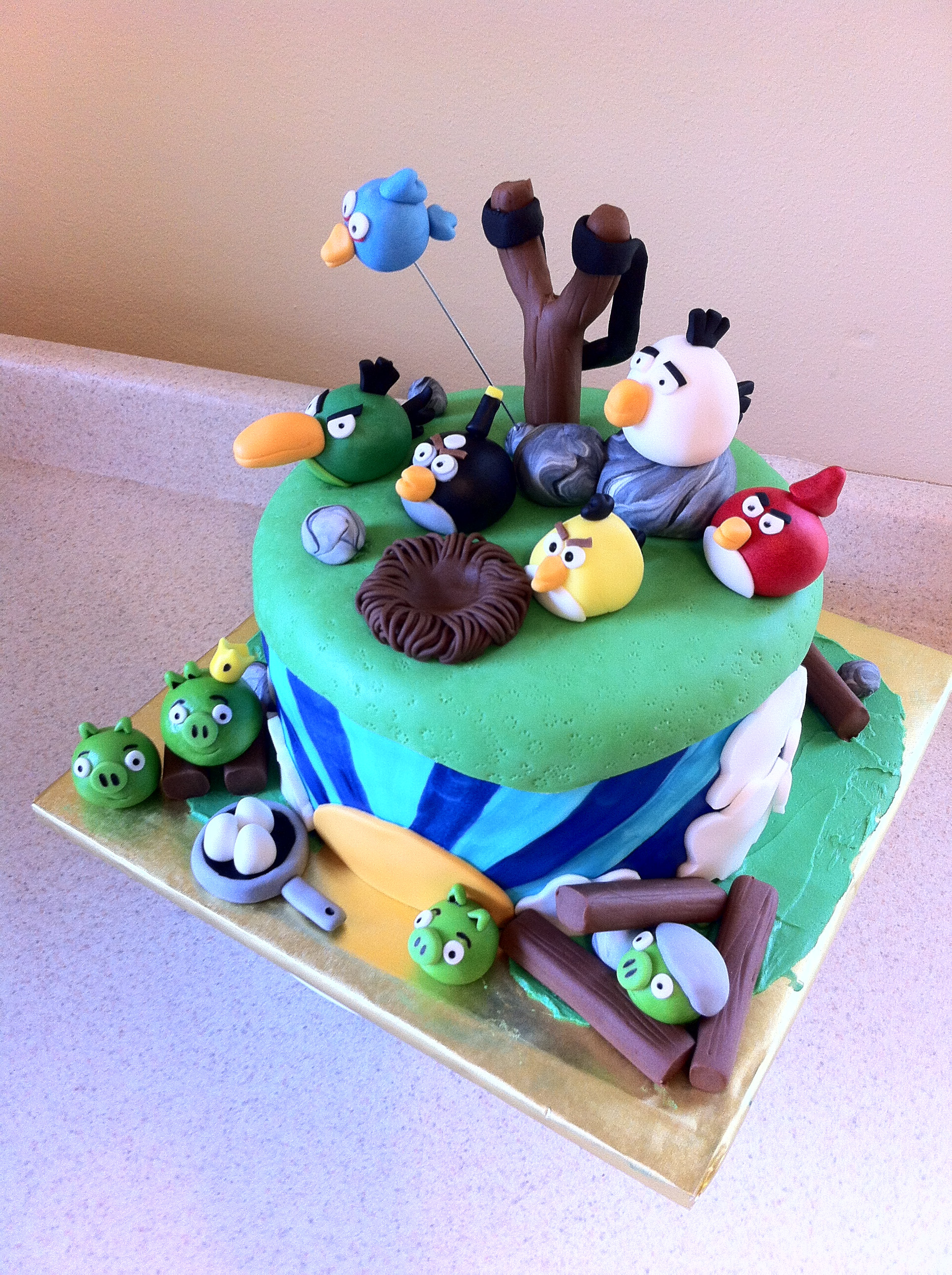 Best ideas about Angry Birds Birthday Cake
. Save or Pin Angry Birds Birthday Cake – Lolo s Cakes & Sweets Now.