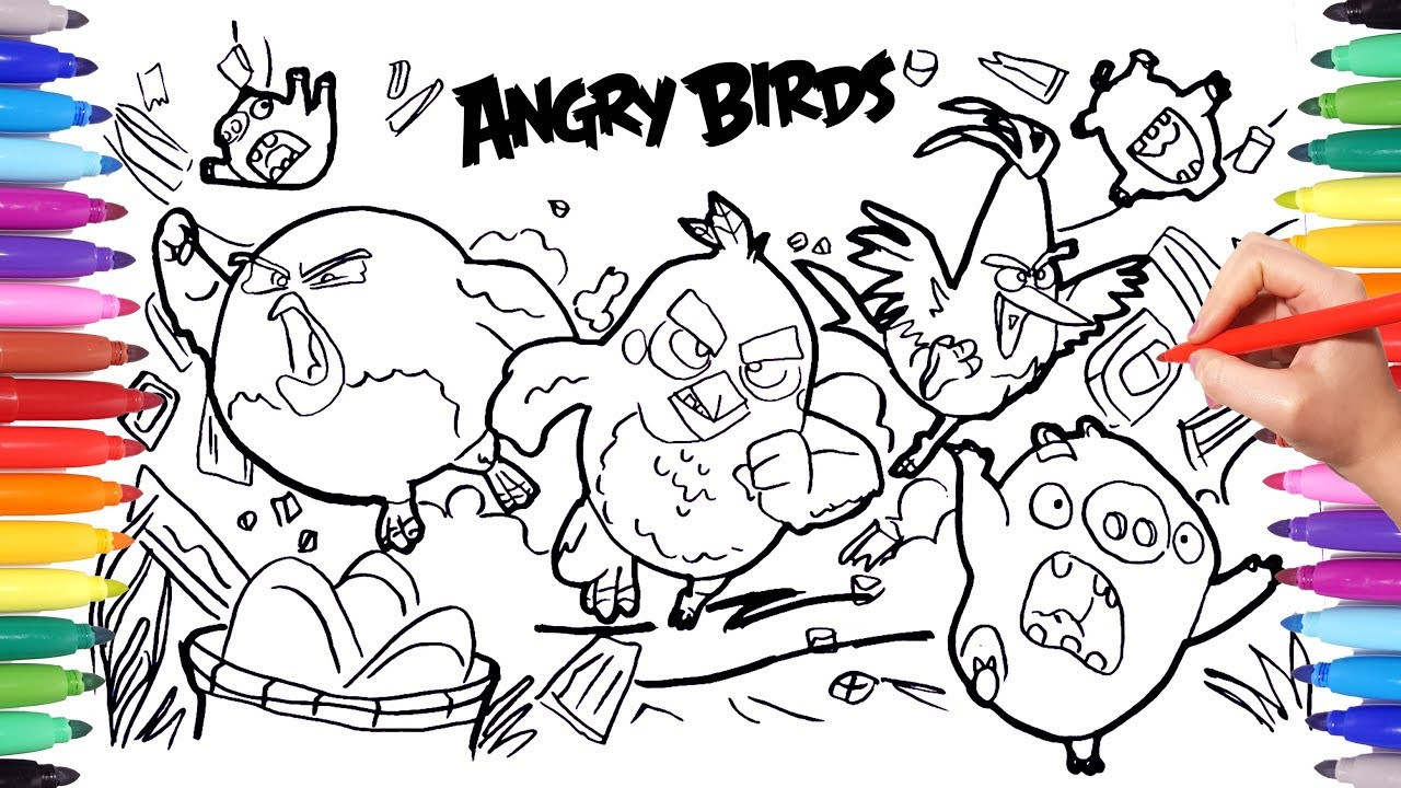 Best ideas about Angry Birds Movie Coloring Pages
. Save or Pin Angry Birds Coloring pages for Kids Now.