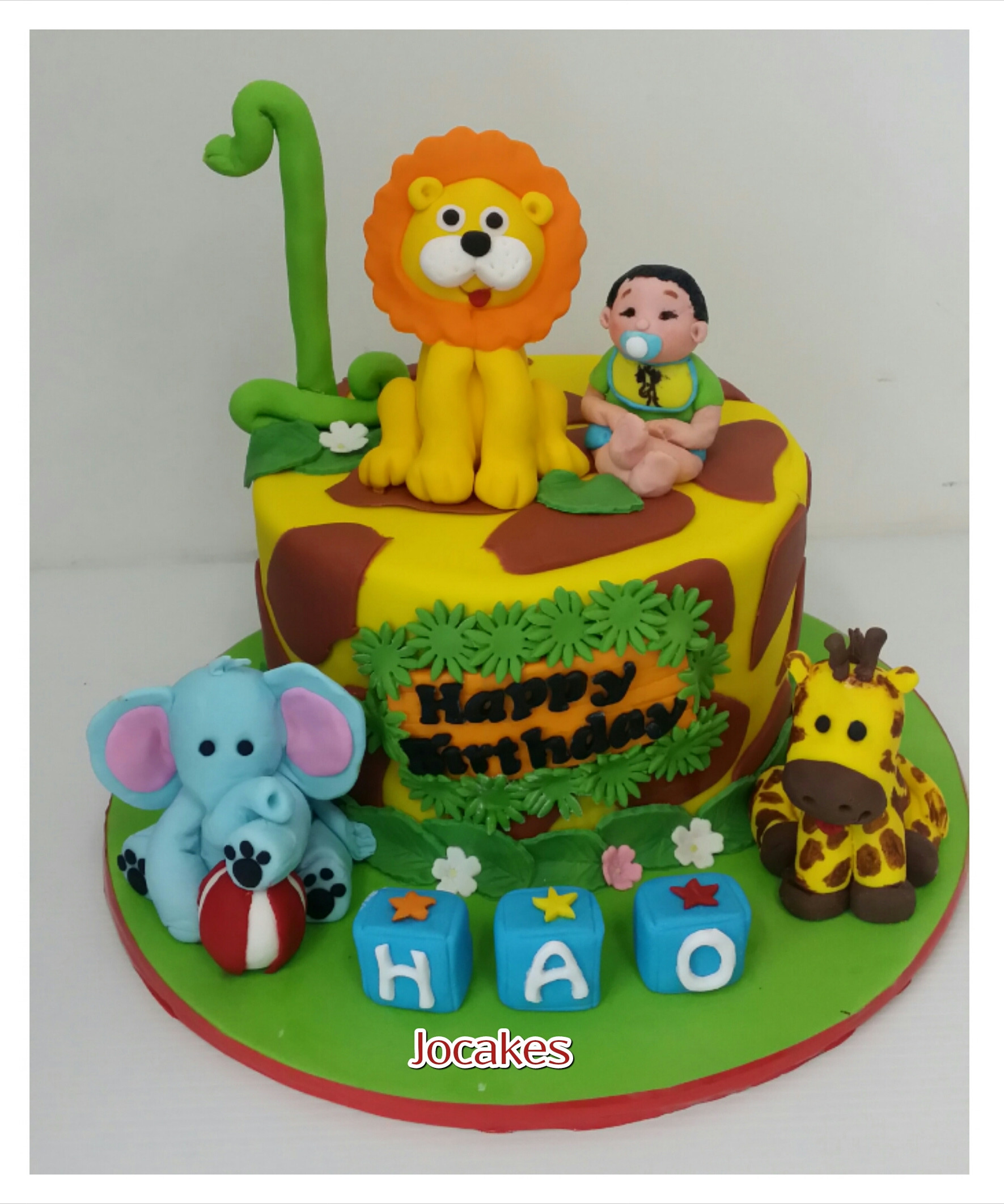 Best ideas about Animal Birthday Cake
. Save or Pin jungle animal cake Now.