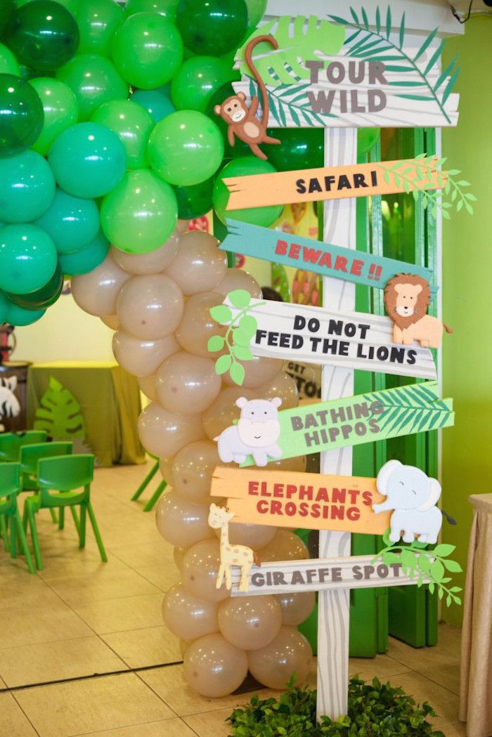 Best ideas about Animal Theme Birthday Party
. Save or Pin Animal Safari Birthday Party Birthday banners Now.