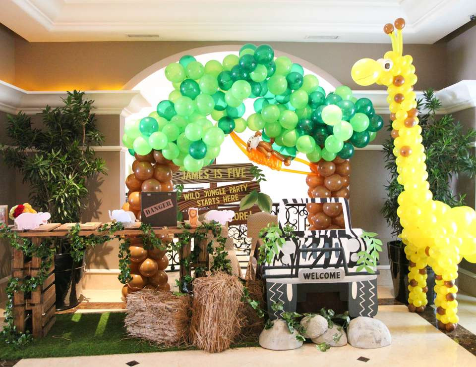 Best ideas about Animals Themed Birthday Party
. Save or Pin Animal Jungle Birthday "The explorer James 5th Jungle Now.
