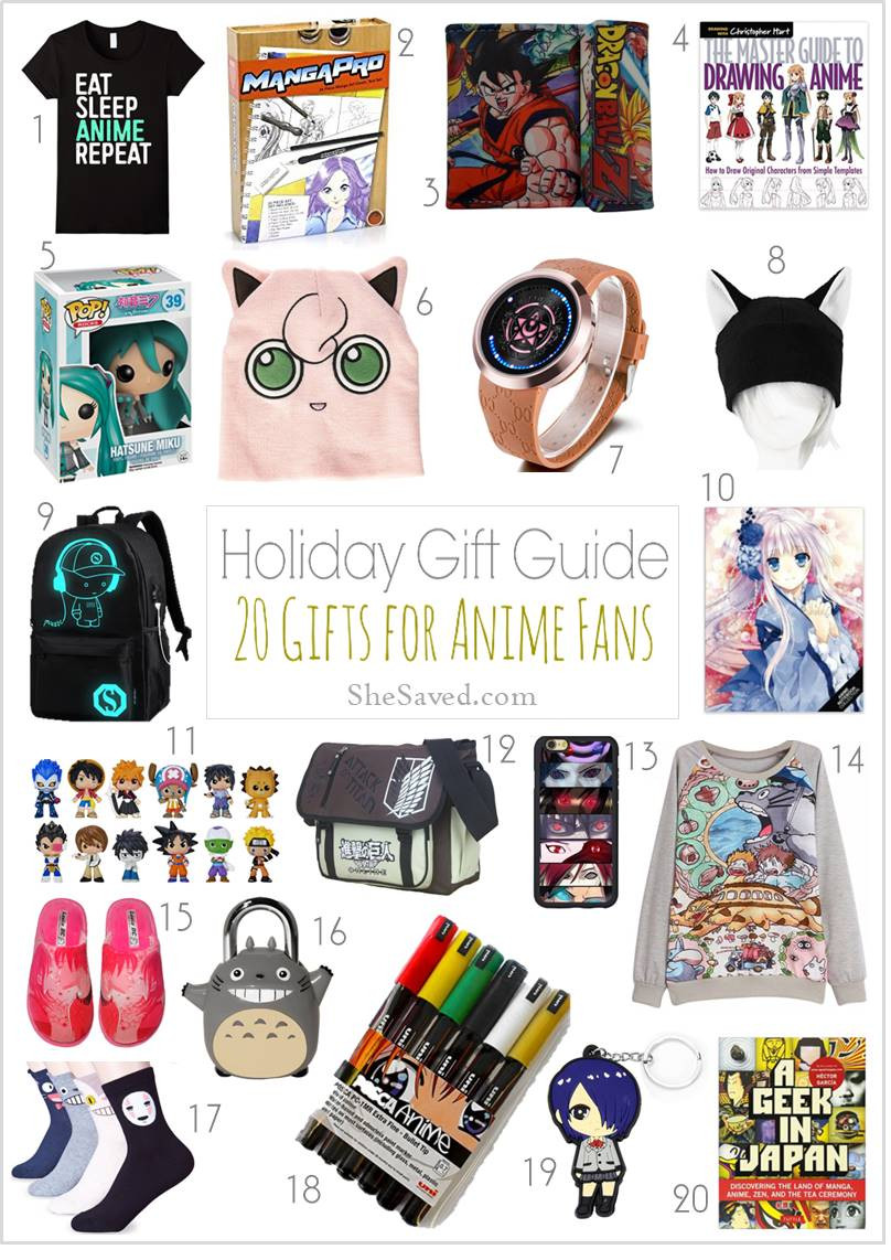 Best ideas about Anime Gift Ideas
. Save or Pin HOLIDAY GIFT GUIDE Anime Gift Ideas SheSaved Now.