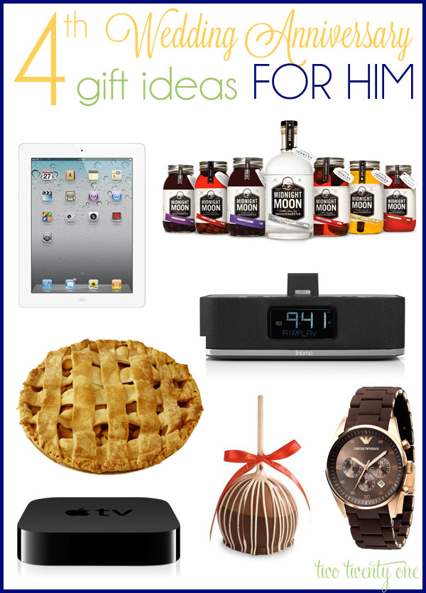 Best ideas about Anniversary Gift Ideas For Him
. Save or Pin 4th Anniversary Gift Ideas Now.