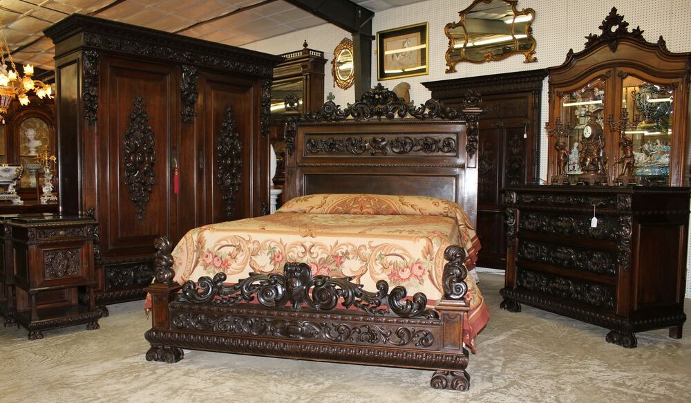 Best ideas about Antique Bedroom Sets
. Save or Pin Antique Carved Italian Walnut 19th Century Five Piece Now.