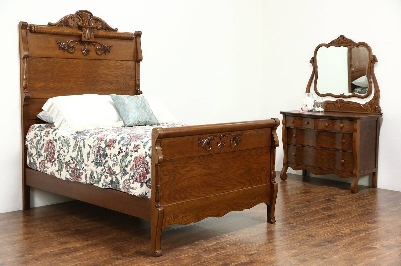 Best ideas about Antique Bedroom Sets
. Save or Pin Victorian Carved Oak Antique 1900 Bedroom Set Full Size Now.