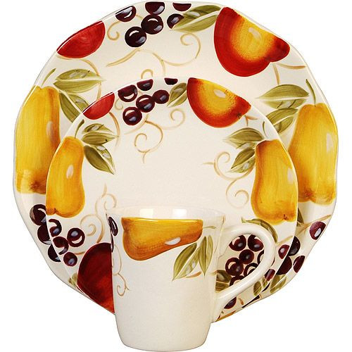 Best ideas about Apple Kitchen Decor At Walmart
. Save or Pin 41 best Fruits Dinnerware images on Pinterest Now.