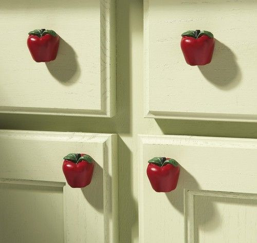 Best ideas about Apple Kitchen Decor Ideas
. Save or Pin Country Apple Decor Kitchen Drawer Pulls Set of 6 NEW Now.