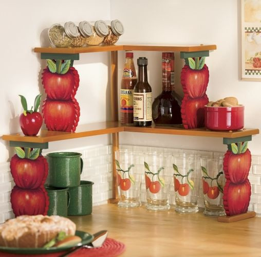 Best ideas about Apple Kitchen Decor Ideas
. Save or Pin Apple Double Corner Shelves Now.