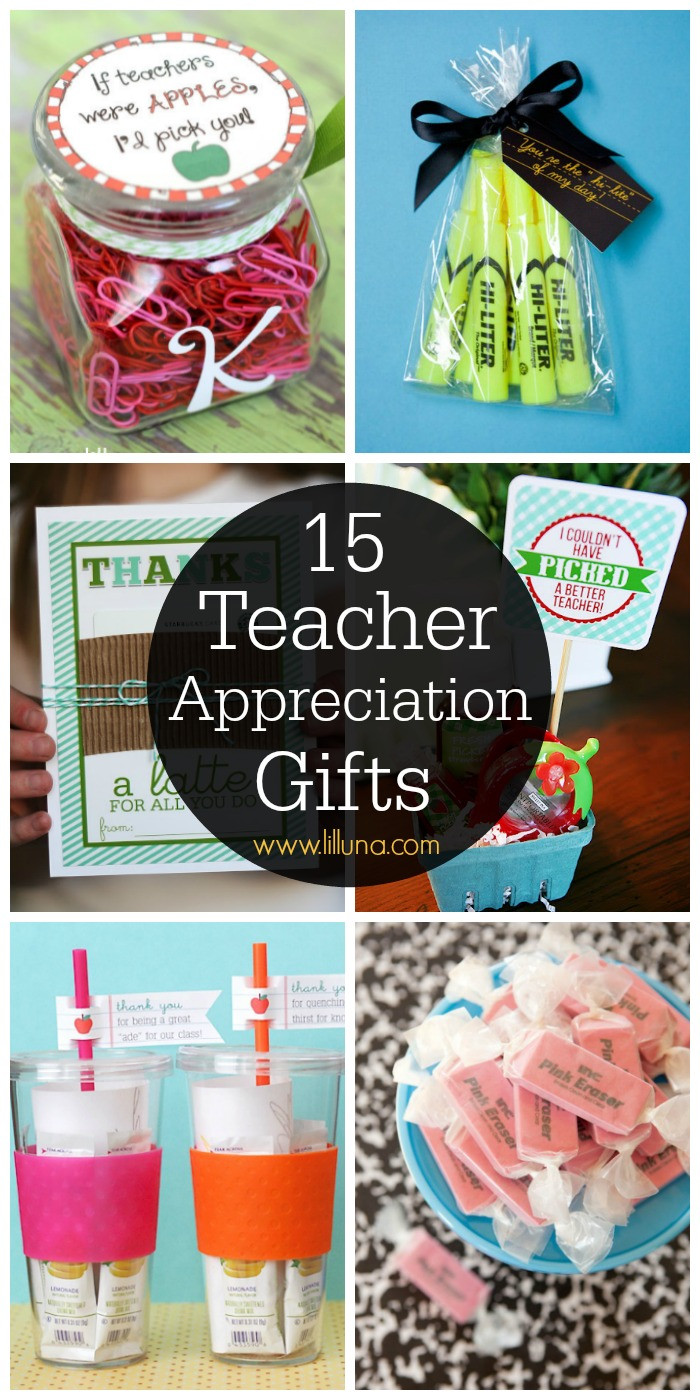 Best ideas about Appreciation Gift Ideas
. Save or Pin 20 Teacher Appreciation Gifts Lil Luna Now.