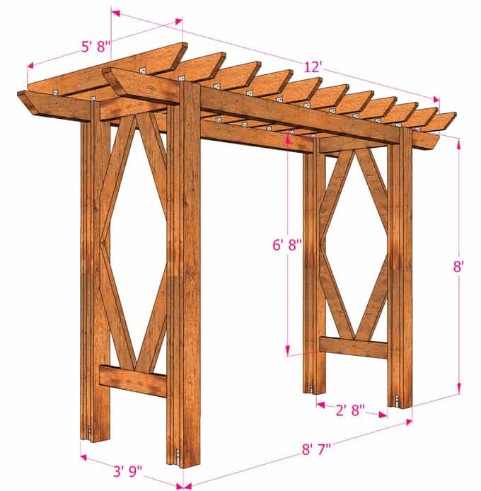 Best ideas about Arbor Plans DIY
. Save or Pin Simple DIY Pergola Grape Arbor Free Building Plan A Now.