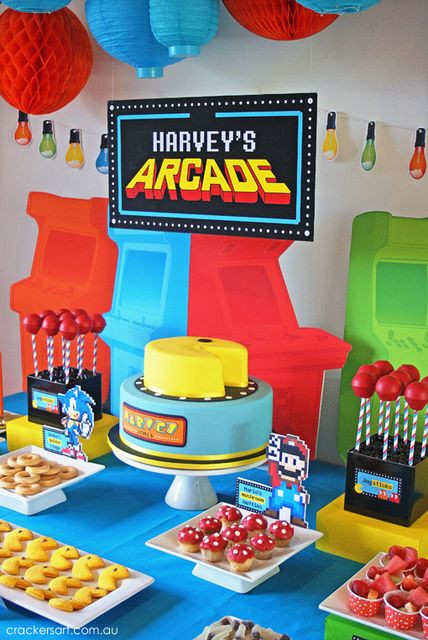 Best ideas about Arcade Birthday Party
. Save or Pin 17 Best images about Arcade party on Pinterest Now.