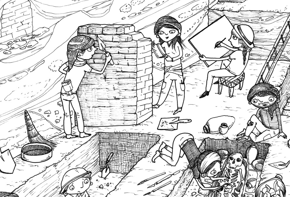 Best ideas about Archaeology Coloring Pages For Kids
. Save or Pin Children’s Illustration pt 2 Now.