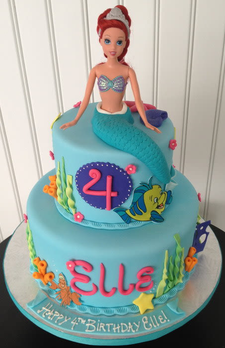 Best ideas about Ariel Birthday Cake
. Save or Pin Ariel under the sea cake Cake by Bianca CakesDecor Now.