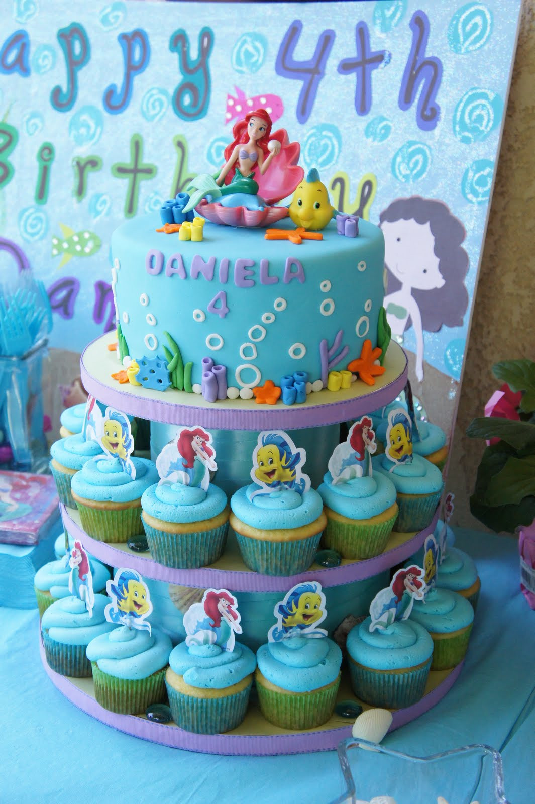 Best ideas about Ariel Birthday Cake
. Save or Pin Karina s Kakes The Little Mermaid Cake Now.