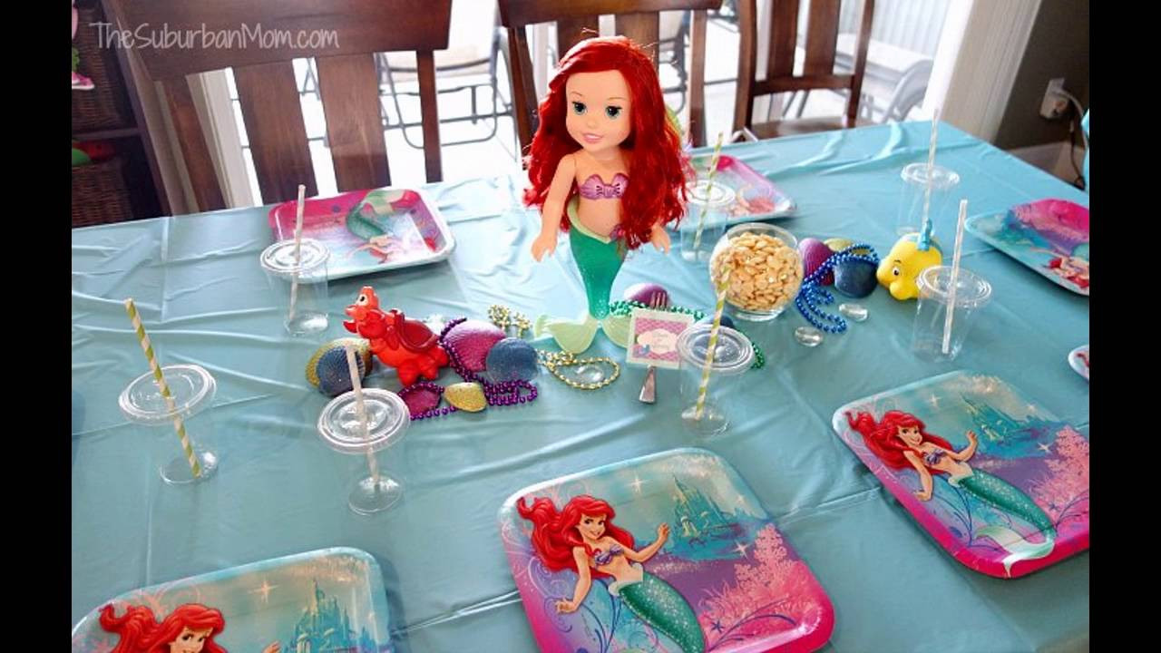 Best ideas about Ariel Birthday Party Ideas
. Save or Pin Ariel birthday party themed decorating ideas Now.