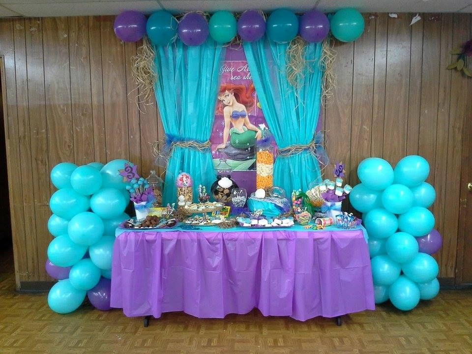 Best ideas about Ariel Birthday Party Ideas
. Save or Pin The Little Mermaid Birthday Party Dessert Buffet Also Now.