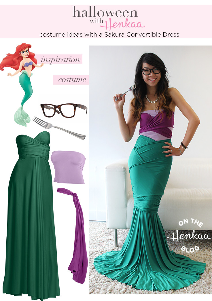 Best ideas about Ariel DIY Costume
. Save or Pin DIY Little Mermaid Halloween Costume s and Now.