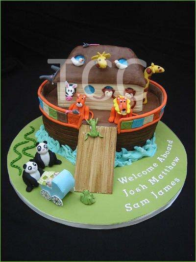 Best ideas about Ark Birthday Cake
. Save or Pin Noah s Ark Children s Birthday Cakes Shop by Occasion Now.