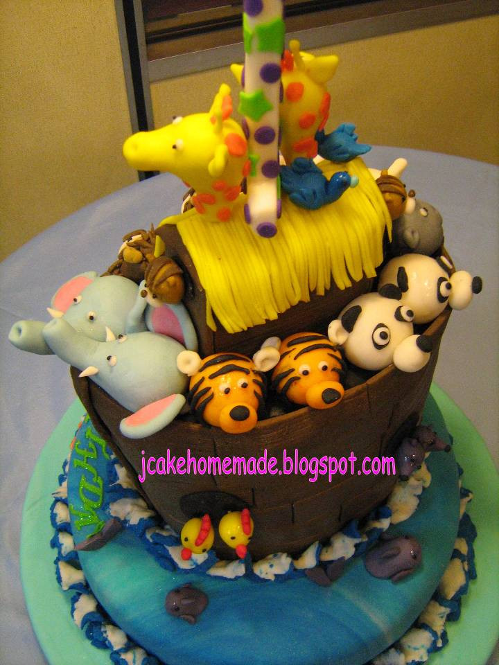 Best ideas about Ark Birthday Cake
. Save or Pin Jcakehomemade Noah s Ark Birthday Cake 动物蛋糕 Now.