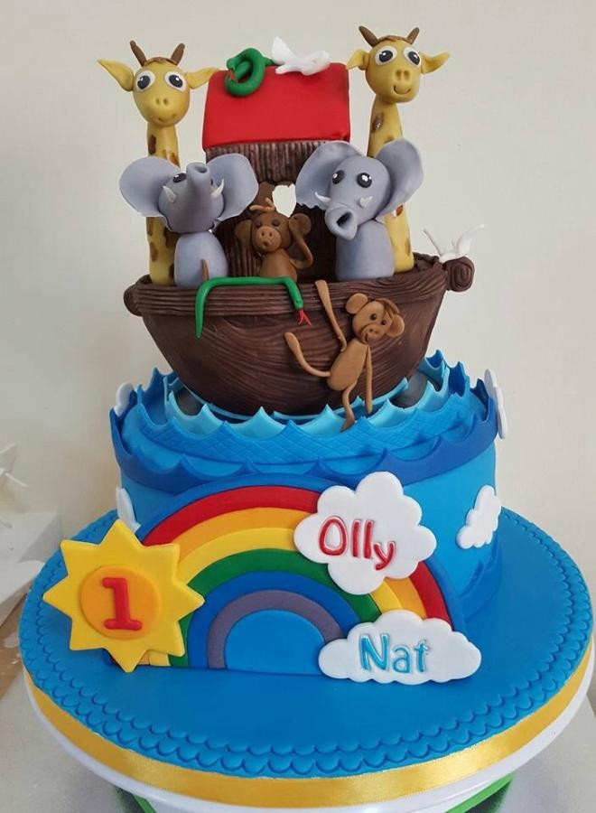 Best ideas about Ark Birthday Cake
. Save or Pin 1st Birthday Noah s Ark Cake cake by MariaStubbs Now.