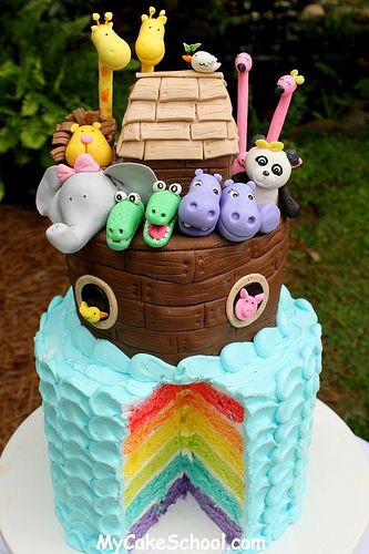 Best ideas about Ark Birthday Cake Slices
. Save or Pin 79 best images about Cakes Noah s Ark on Pinterest Now.