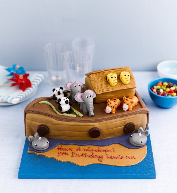 Best ideas about Ark Birthday Cake Slices
. Save or Pin Noah s Ark Cake Marks & Spencer Now.