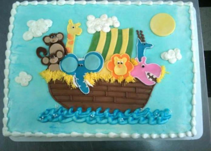Best ideas about Ark Birthday Cake Slices
. Save or Pin Noah’s Ark – Mary s Cakes and Pastries Now.