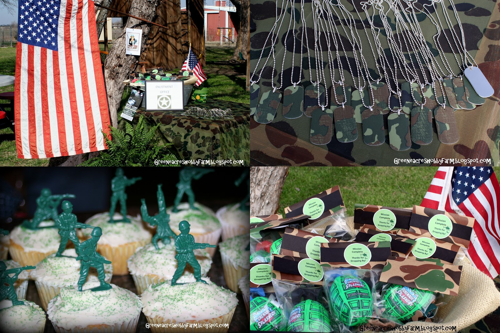 Best ideas about Army Birthday Party
. Save or Pin Greene Acres Hobby Farm Army Camoflauge Birthday Party Now.