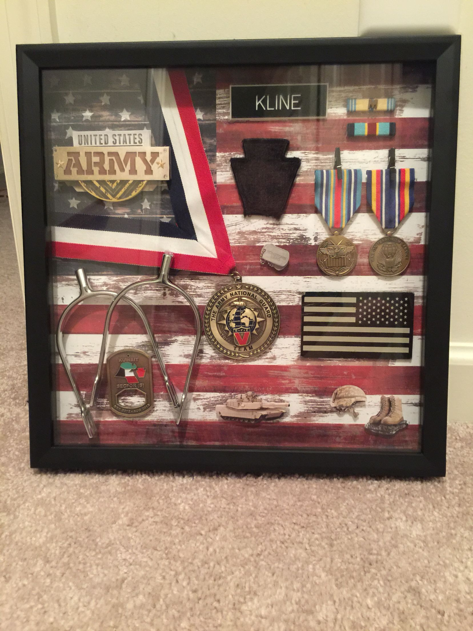 Best ideas about Army Gift Ideas
. Save or Pin Army shadow box military t DIY Now.