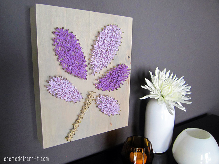 Best ideas about Art And Craft Ideas For Home
. Save or Pin DIY Wall Art From Yarn Nails Now.