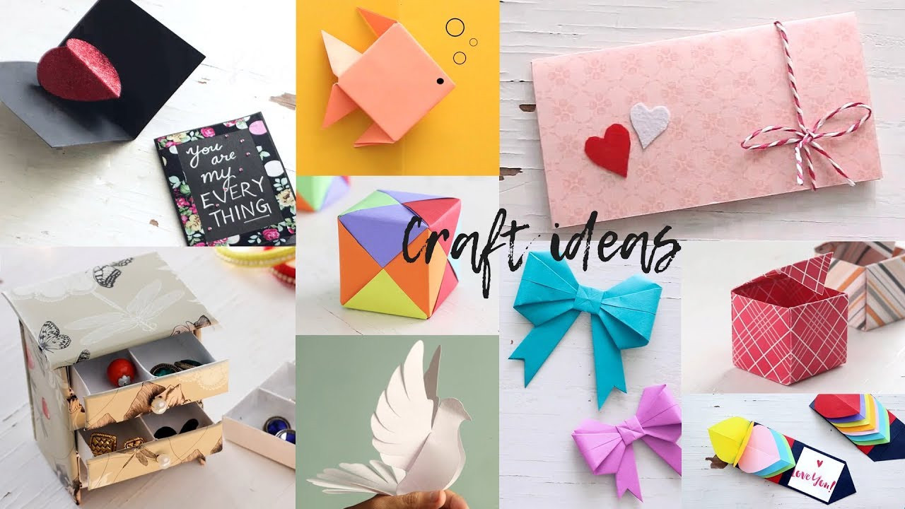 Best ideas about Art And Craft Ideas
. Save or Pin 10 Lovely Paper Crafts DIY Craft Ideas Now.