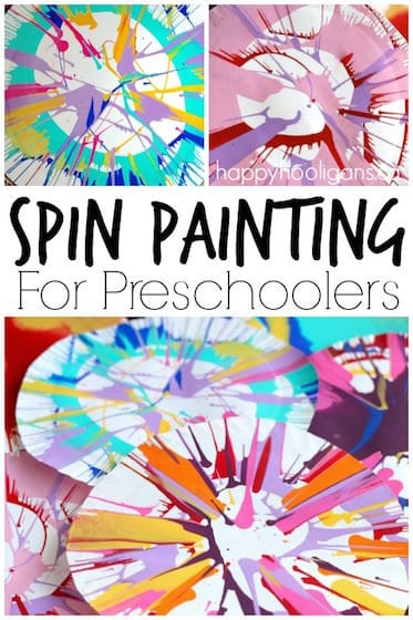 Best ideas about Art And Craft Painting
. Save or Pin Spin Painting for Preschoolers Happy Hooligans Now.