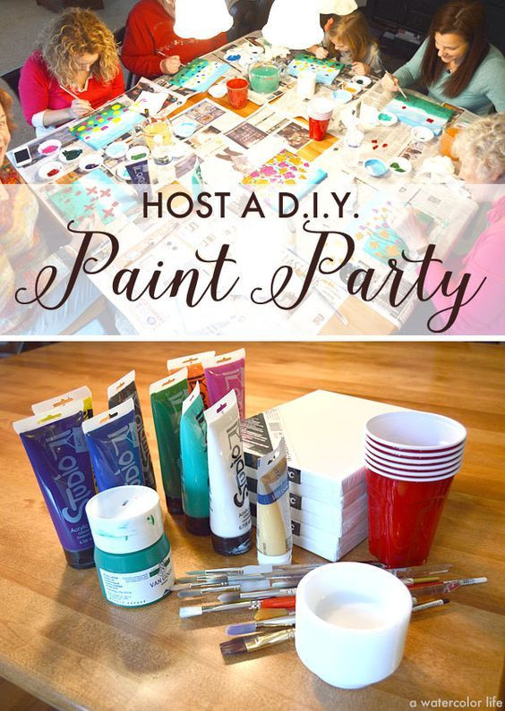 Best ideas about Art Parties For Adults
. Save or Pin How to host a DIY painting party for your birthday Now.
