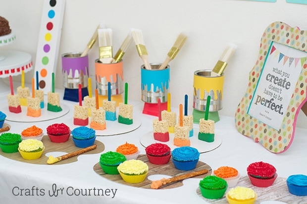 Best ideas about Art Themed Birthday Party
. Save or Pin Easy DIY Kids Art Themed Birthday Party Now.