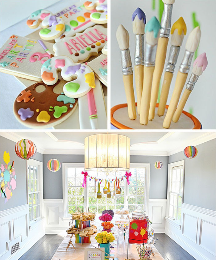 Best ideas about Art Themed Birthday Party
. Save or Pin Kara s Party Ideas Art Themed 3rd Birthday Party Now.