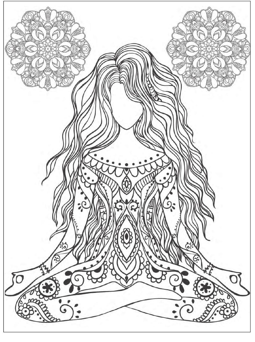 Best ideas about Art Therapy Coloring Pages For Boys
. Save or Pin Yoga and meditation coloring book for adults With Yoga Now.