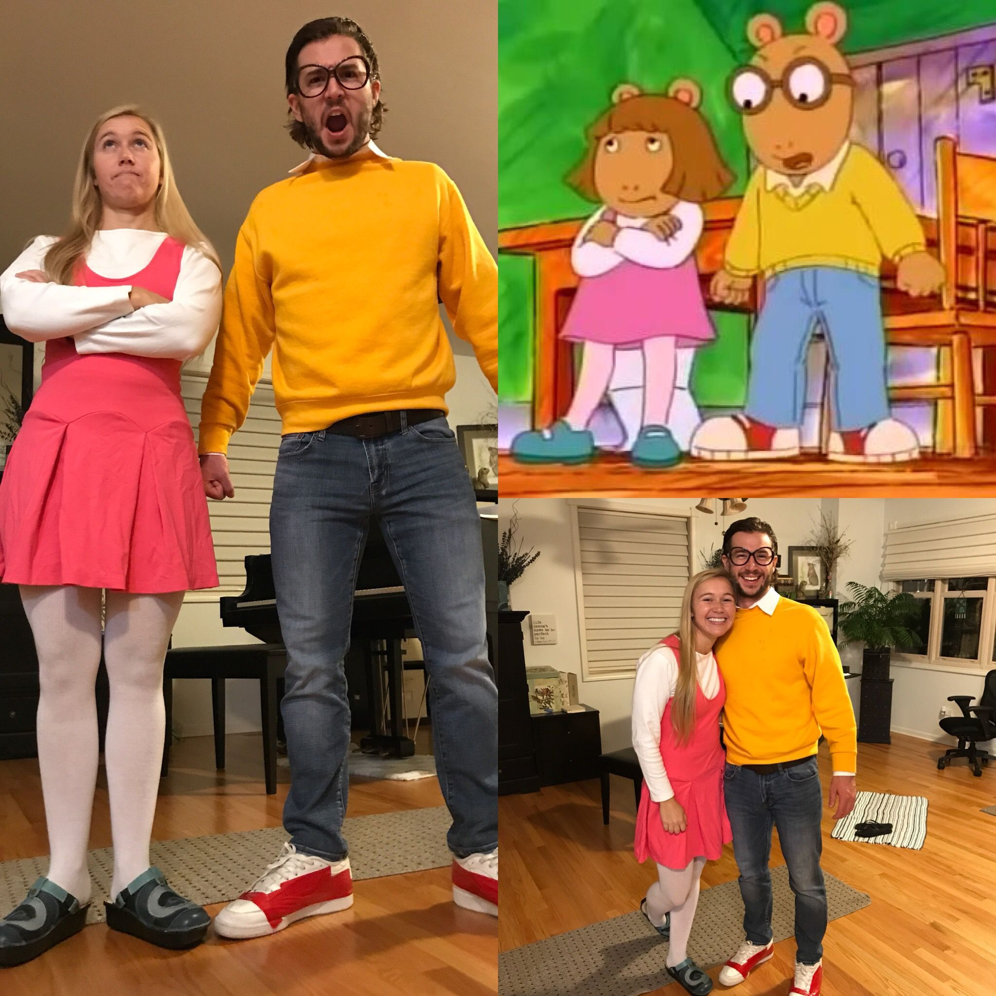 Best ideas about Arthur DIY Costume
. Save or Pin Arthur and DW PBS Kids costume Easy DIY Perfect for Now.