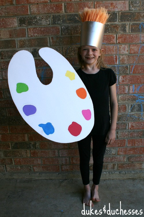 Best ideas about Artist Costume DIY
. Save or Pin A Homemade Halloween Costume DIY Paint Brush Costume Now.