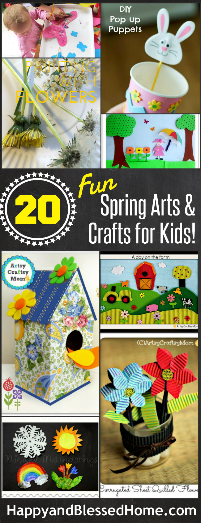 Best ideas about Arts And Craft Ideas
. Save or Pin The Ultimate List of 20 Spring Arts and Crafts for Kids Now.