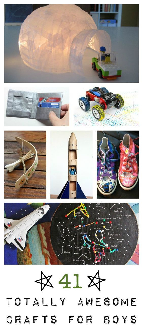 Best ideas about Arts And Crafts For Boys
. Save or Pin 41 Crafts for Boys No Girls Allowed Now.