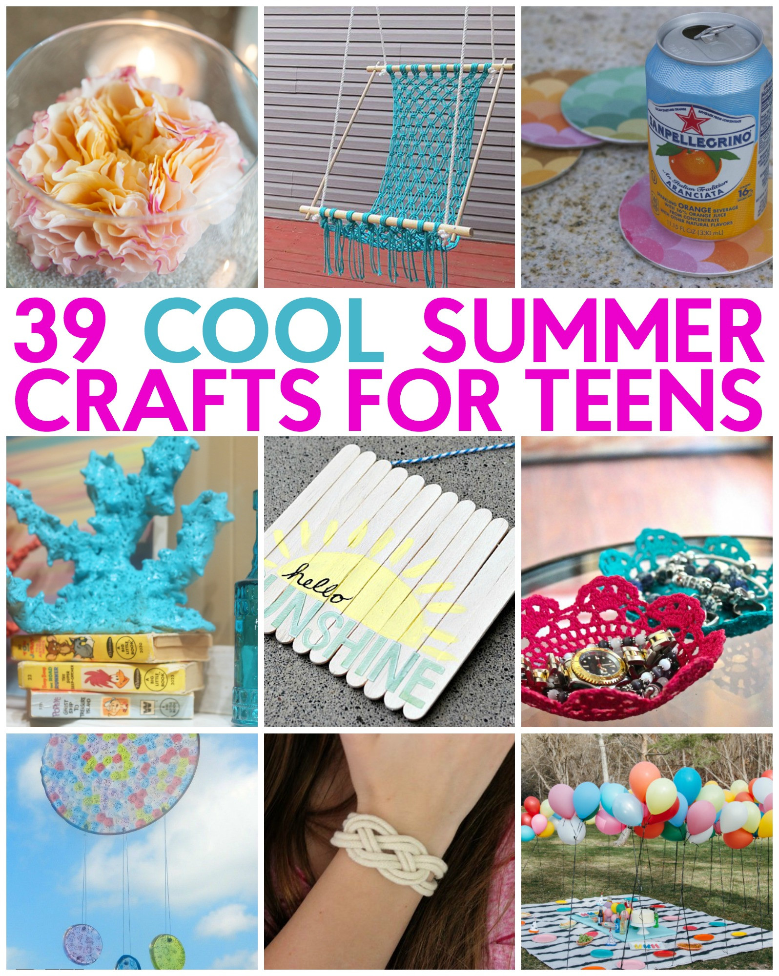 Best ideas about Arts And Crafts For Teenager
. Save or Pin 39 Great Teen Summer Crafts A Little Craft In Your Day Now.