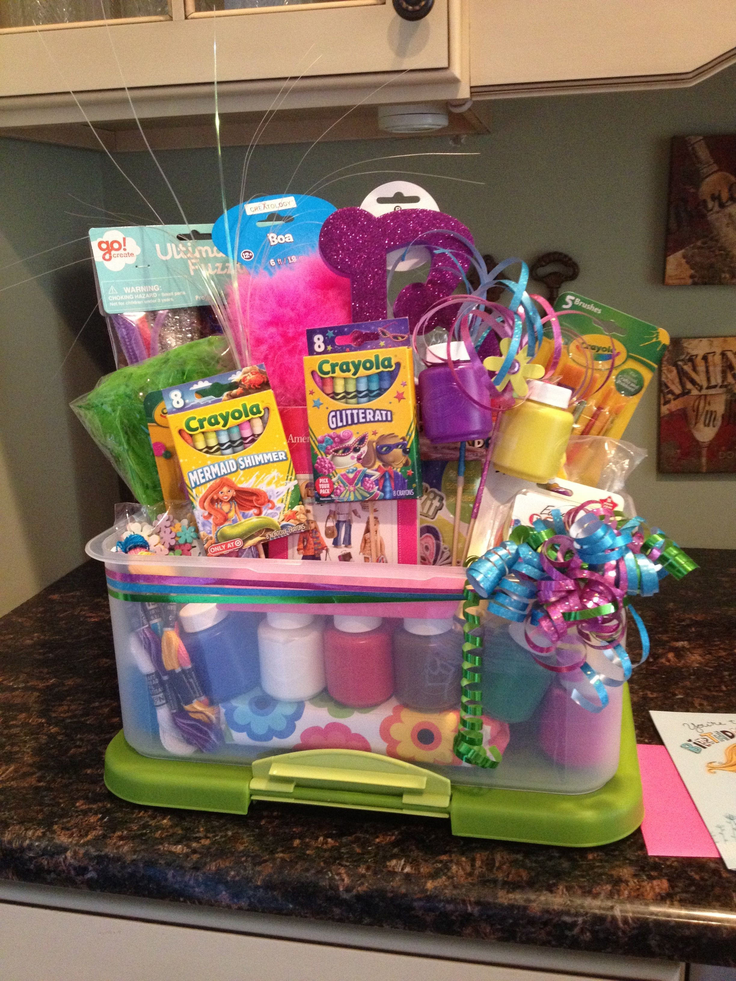 Best ideas about Arts And Crafts Gift Basket Ideas
. Save or Pin Arts and crafts birthday t Kids Now.