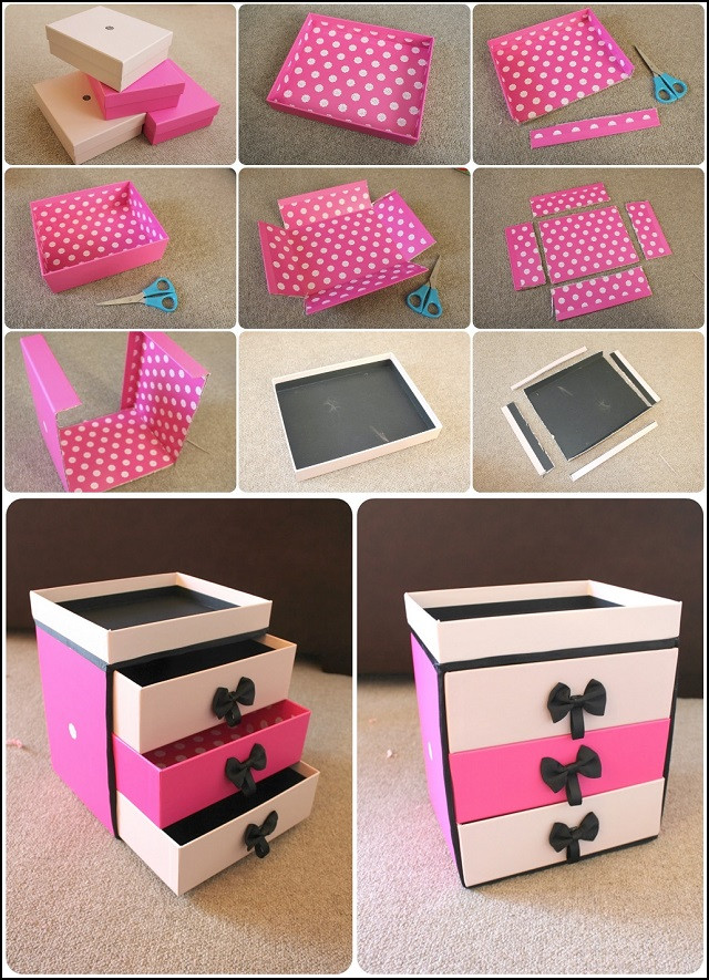 Best ideas about Arts And Crafts To Do At Home
. Save or Pin Easy To Make Makeup Storage Using Shoe Boxes Find Fun Now.