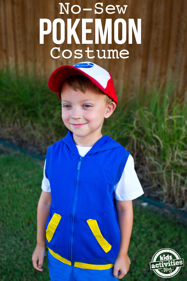 Best ideas about Ash Costume DIY
. Save or Pin No Sew Pokemon Ash Ketchum Costume Now.