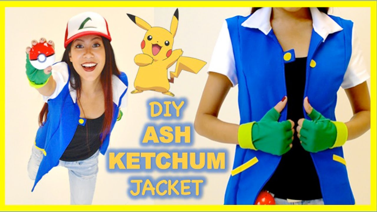 Best ideas about Ash Ketchum Costume DIY
. Save or Pin DIY ASH KETCHUM JACKET [Pokemon Costume Cosplay] Now.