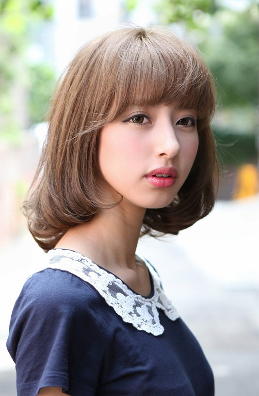 Best ideas about Asian Girls Hairstyle
. Save or Pin Flirty Fringed Bob – Feminine & Curvy Hairstyles Weekly Now.