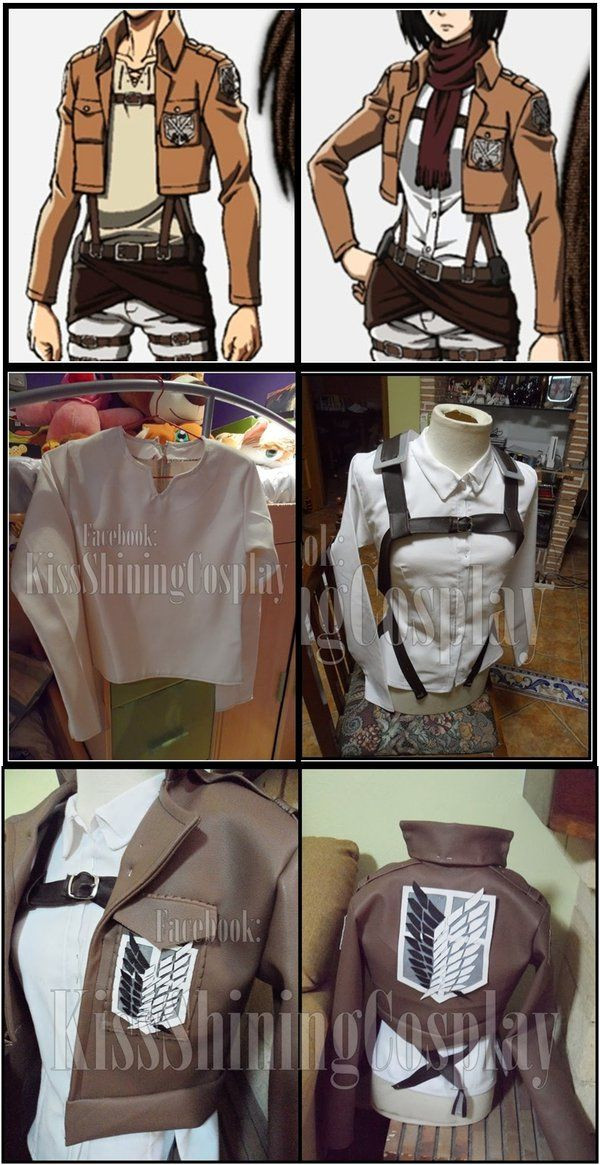 Best ideas about Attack On Titan Costume DIY
. Save or Pin Scouting Jacket and Eren and Mikasa s T shirt by Now.