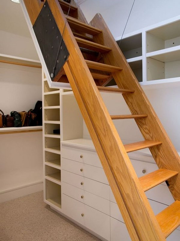 Best ideas about Attic Pull Down Stairs
. Save or Pin Attic stairs design ideas – pros and cons of different types Now.